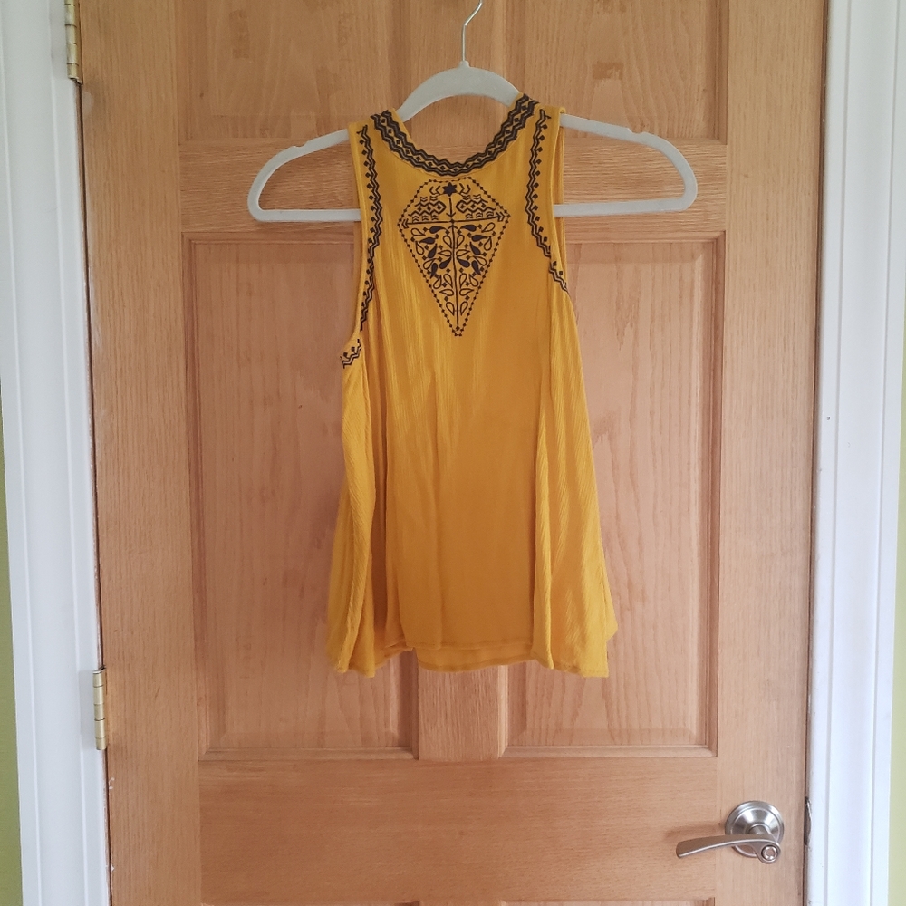 Love, fire xs tank top